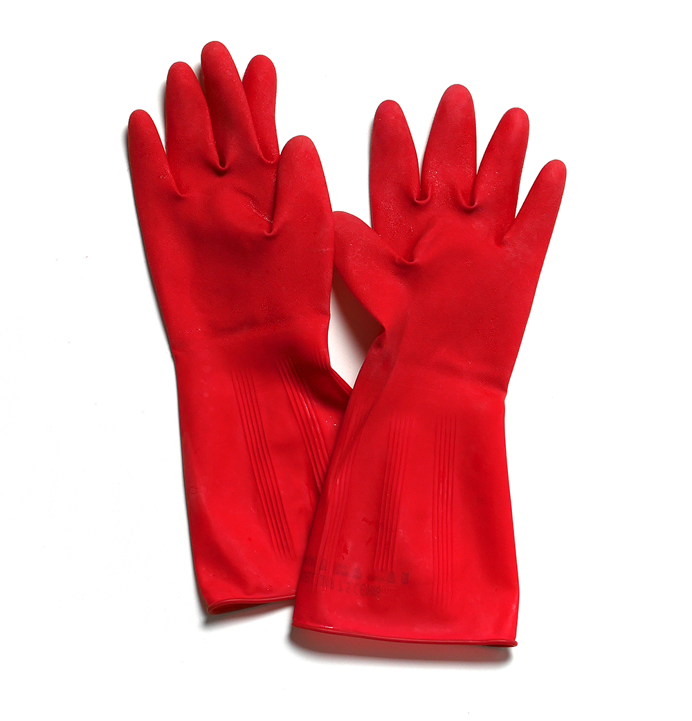 ゴム手袋というネイルケア(特に二枚爪の悩みに)