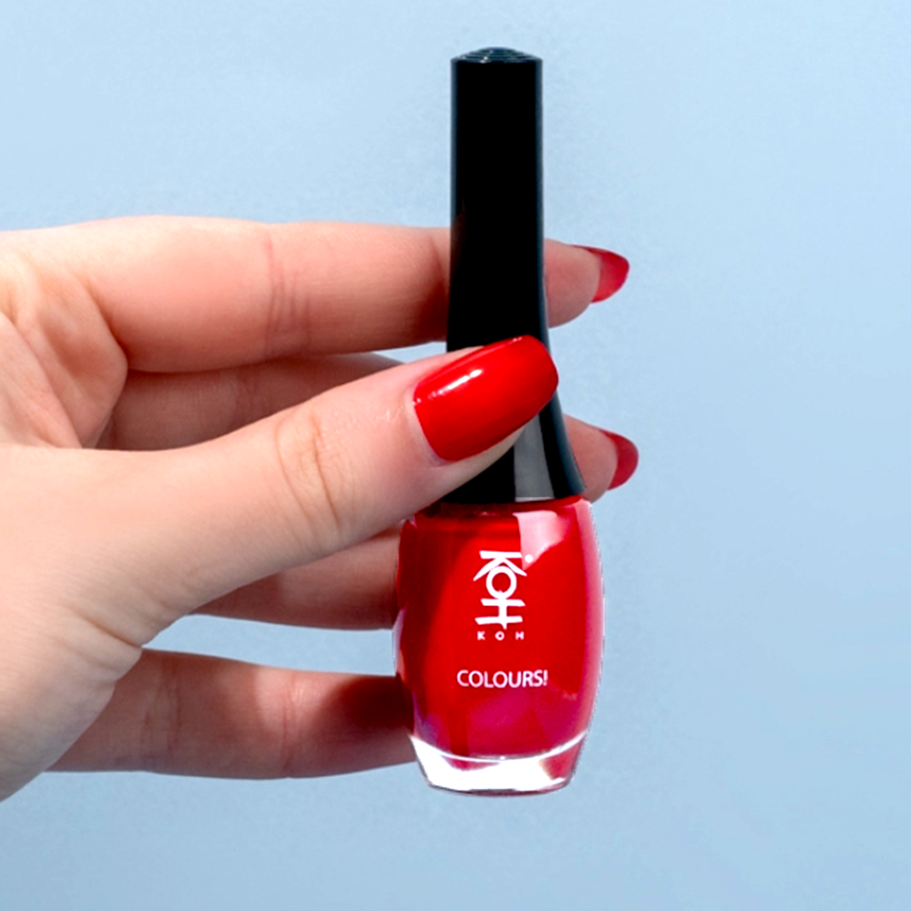 124 鮮やかレッド