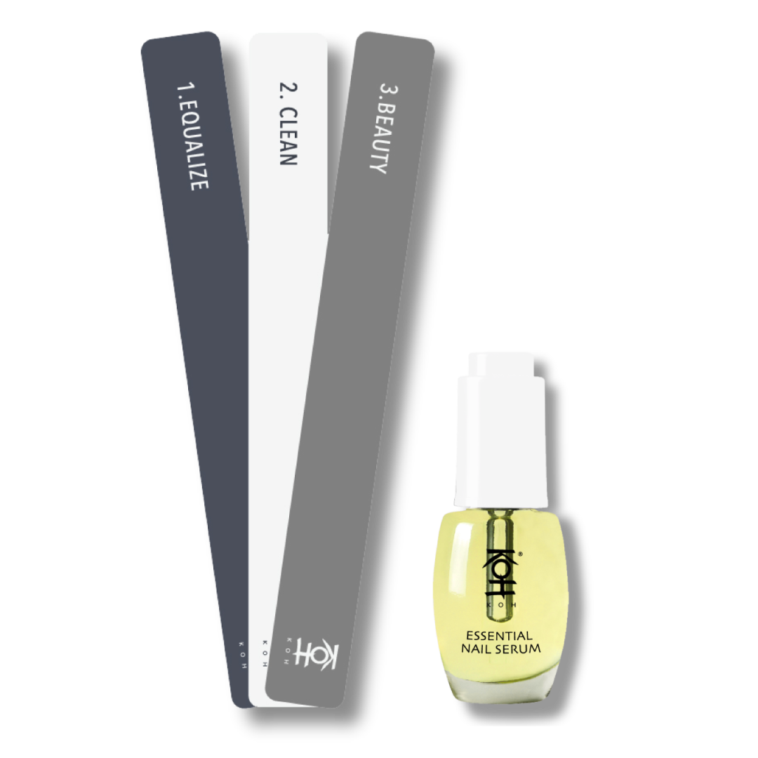 KOH 爪の縦線ケアセット 爪の縦線を集中ケア 保湿オイル＋バッファー