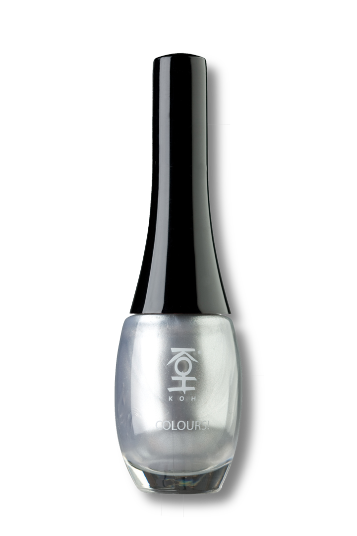 ネイル メタリックシルバー マニキュア　KOHネイルカラー132