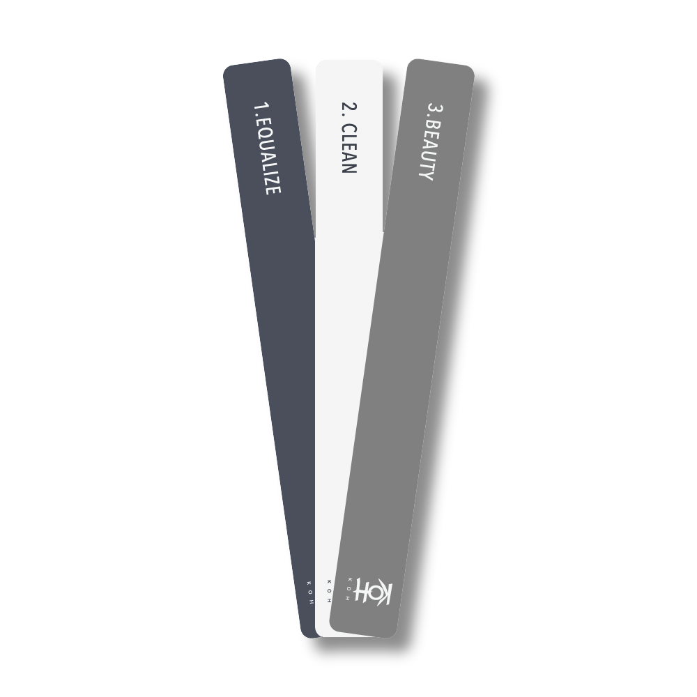 ネイルバッファー　爪磨き　KOHナチュラルグロッシーバッファセット