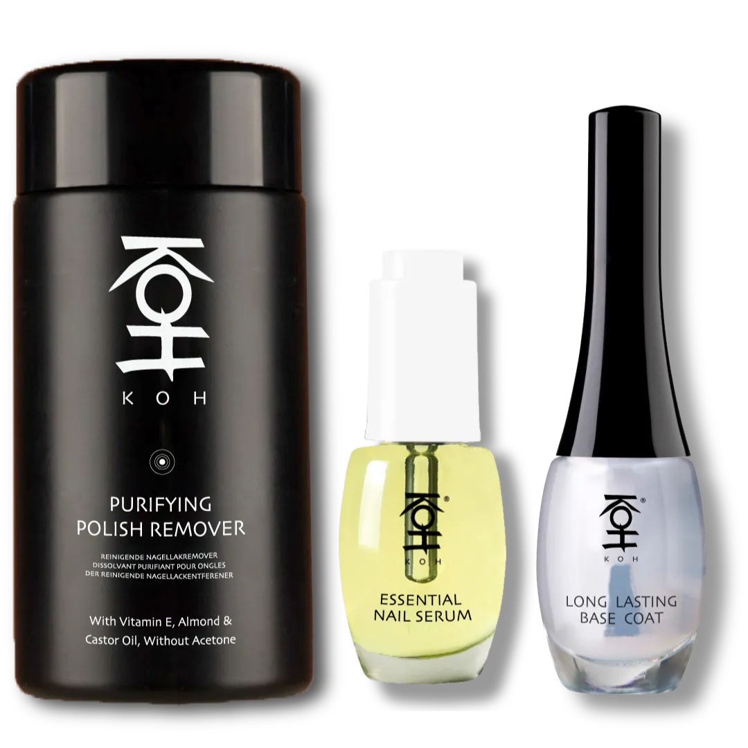 ネイルケア.３ステップ・爪のスキンケアセット.ネイルカラー愛好家のためのセット