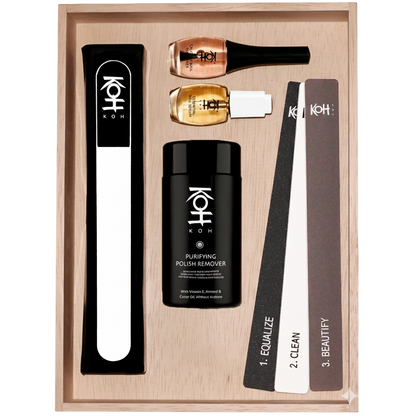 ネイルケア.KOH爪のスキンケア・フルセットSP.爪のファンデーションのセット.ネイルホワイトナー