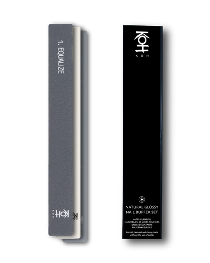 ネイルケア.爪保湿.爪縦線.バッファ.KOHナチュラルグロッシーバッファーセット