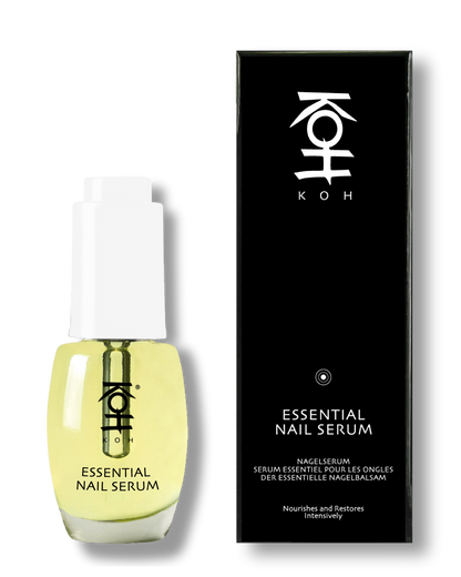 「エッセンシャルネイルセラム」ボトルと専用ケースの写真