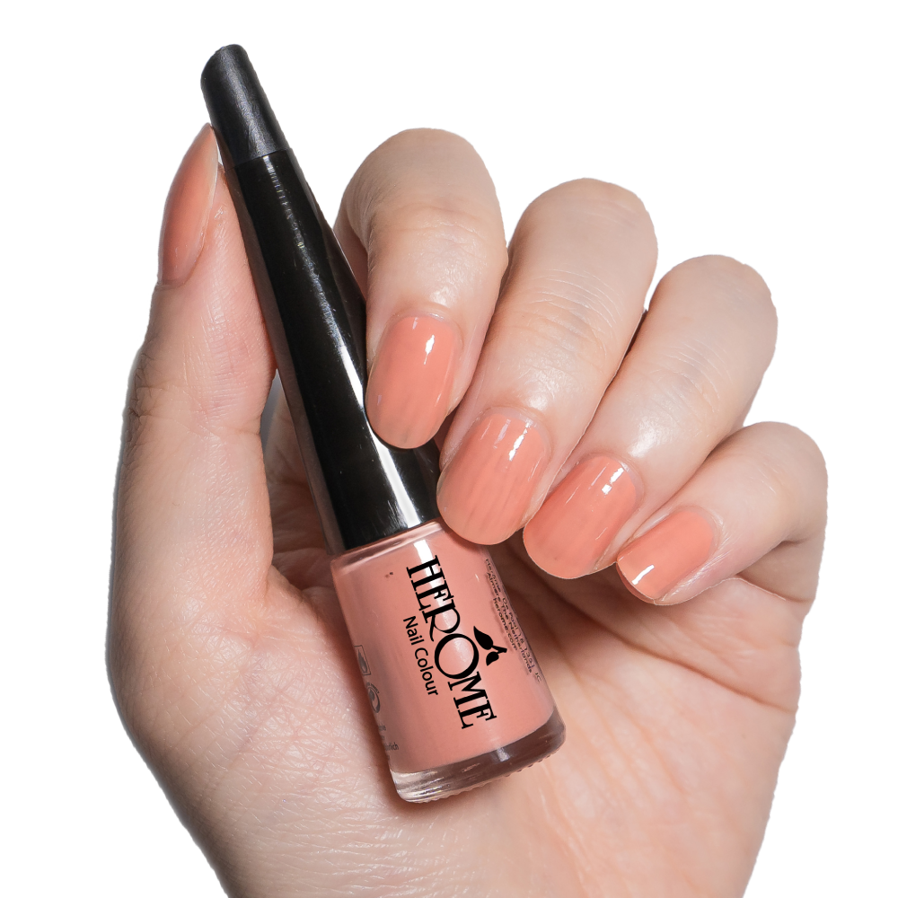 エローム Herome テイクアウェイネイルカラーズ081 爪に塗布01 ネイルカラー マニキュア 