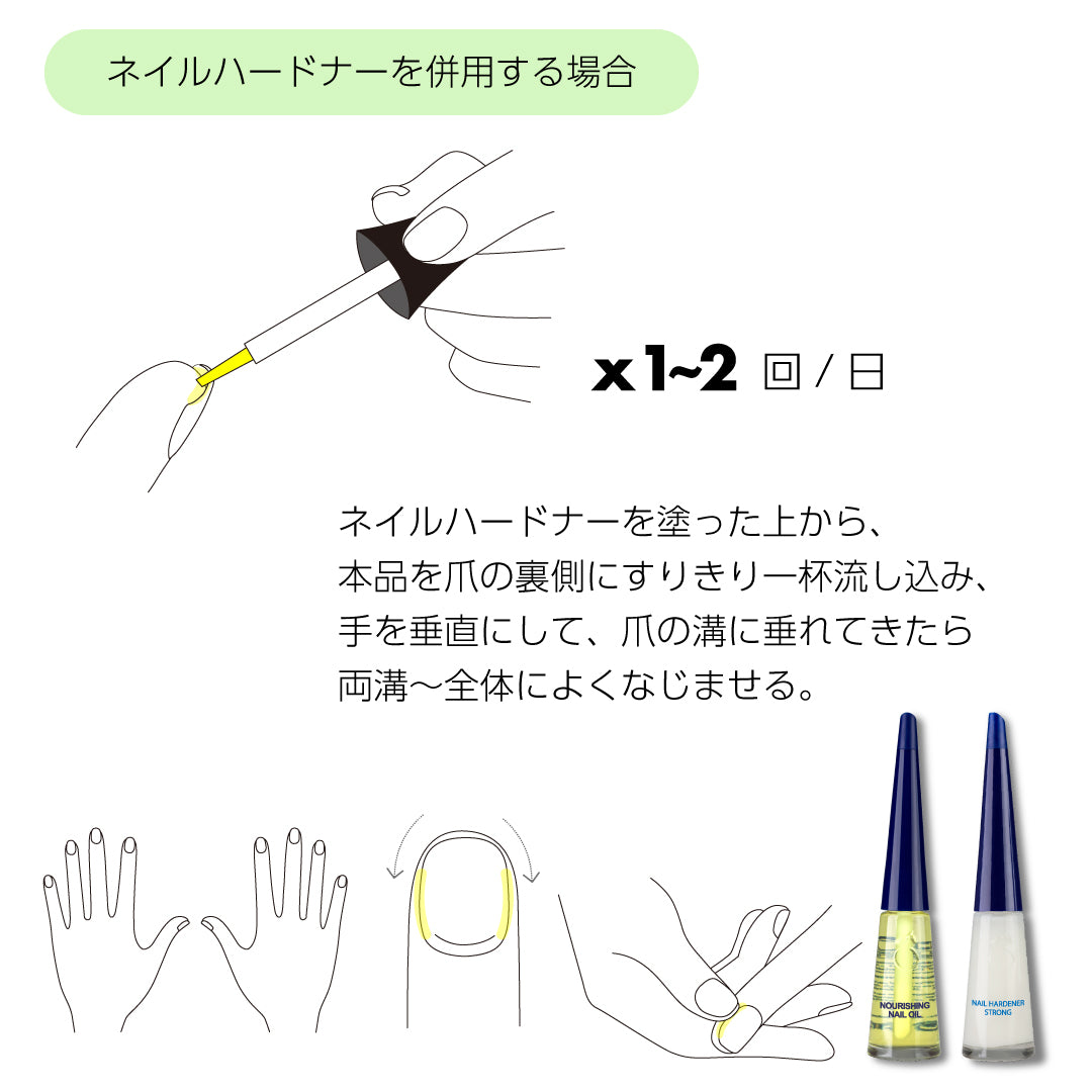 エローム Herome ノリシングネイルオイル ネイルケア ネイルオイル 使い方_2