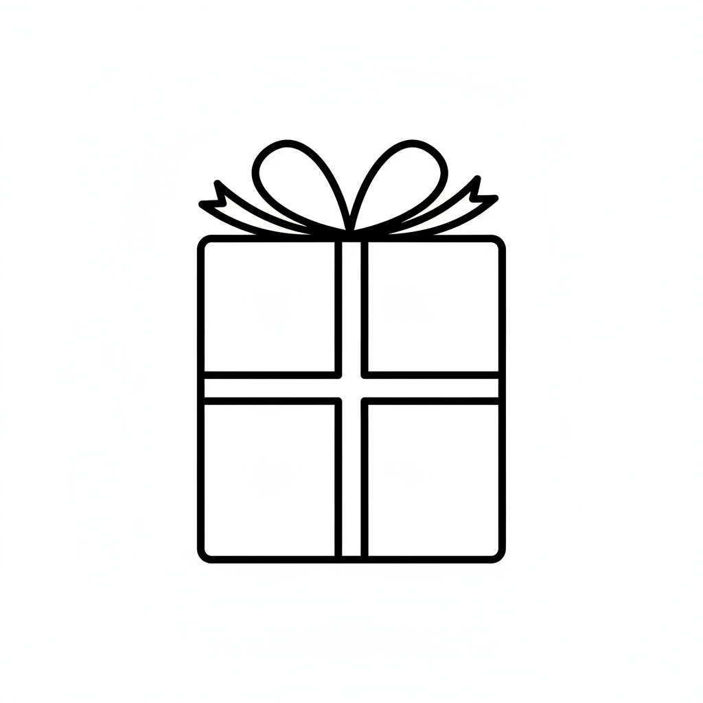 vector icon for giftwrapping